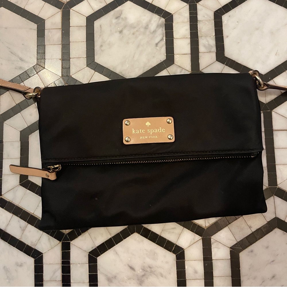 Kate Spade Nylon Foldover Crossbody Bag